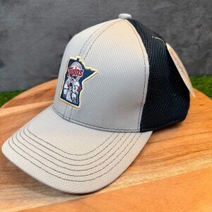 Minnesota Twins DQ Miracle Treat Day Hat Mens Adjustable Gray Navy Mesh Trucker